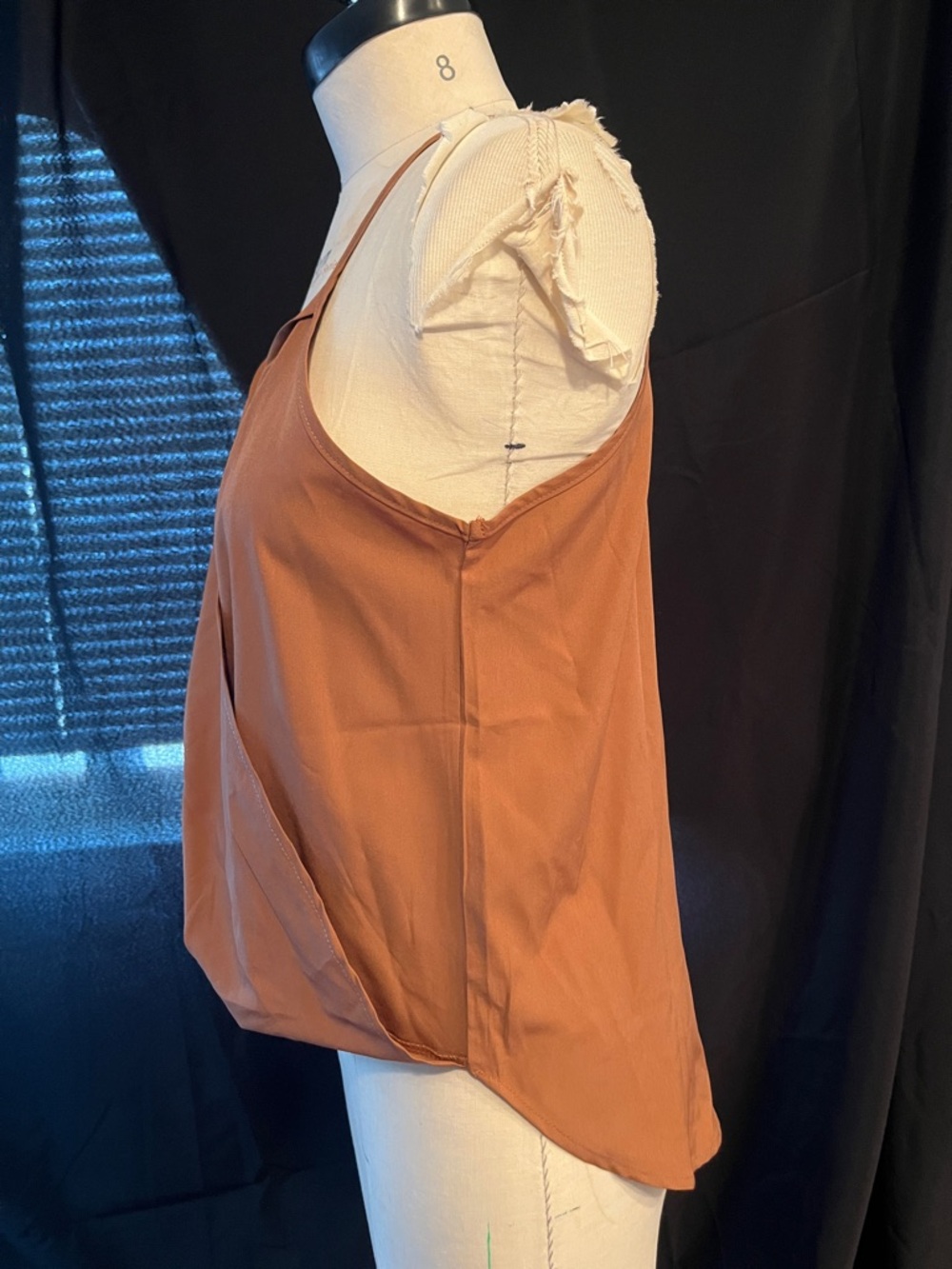 Rust Surplice Cami Top - Unbranded - Picture 3 of 3